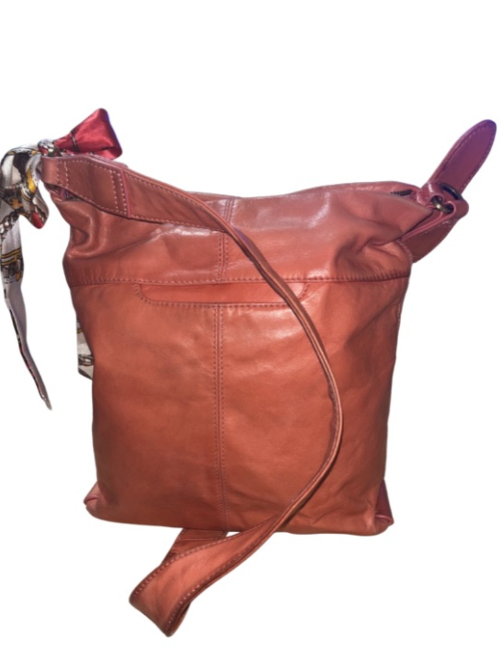 Beautiful HOBO
“Delilah"
Coral Leather Crossbody Bag - Picture 16 of 16